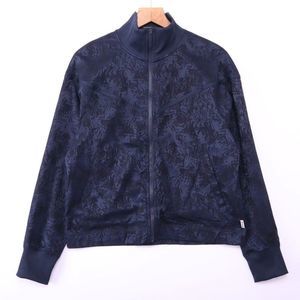NIKE Full Zip Jacquard Navy Jacket